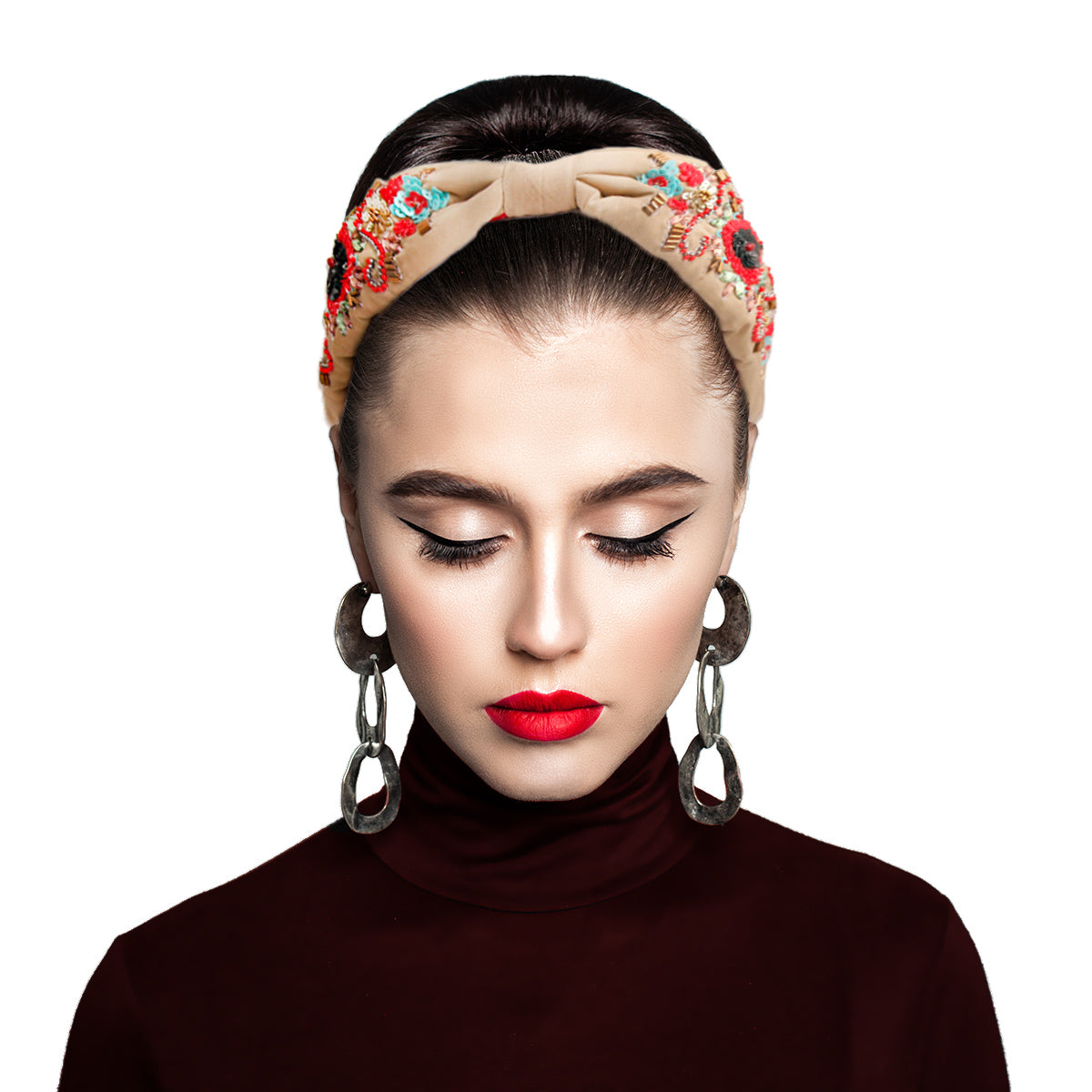 Multi Bead Sequin Embellished Headband