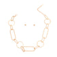 Gold Multi Shape Link Necklace