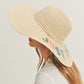 JUST CHILL OUT Beige Floppy Hat