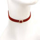 Dozen Burgundy Buckle Chokers