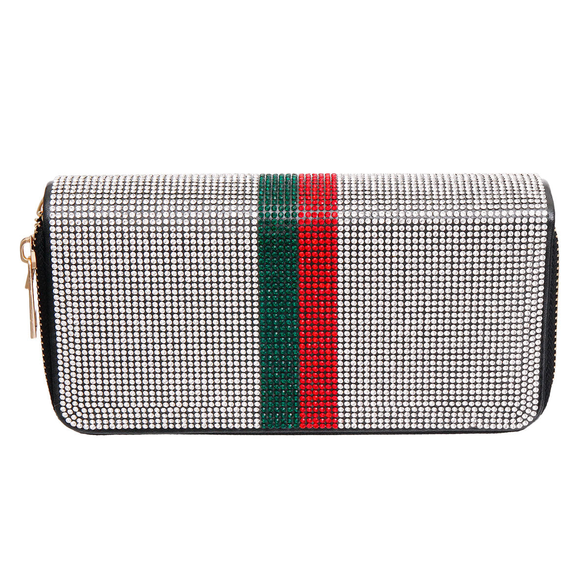 Designer Style Double Zipper Wallet