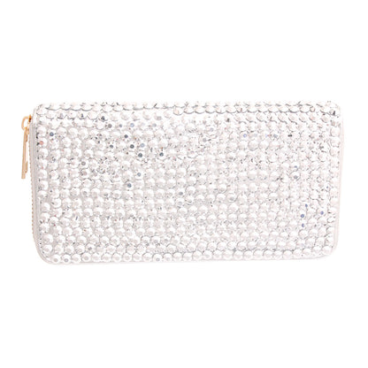 Silver Crystal Wallet