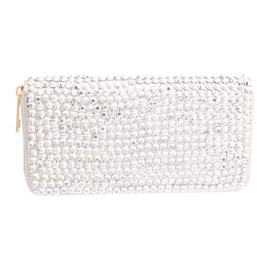 Silver Crystal Wallet