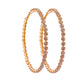 Gold Rhinestone Hoop Earrings