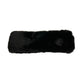 Black Fur Stretch Headband
