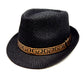 Designer Style Straw Fedora