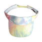 Rainbow Tie Dye Visor Hat