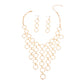 Gold Ring Drop Necklace