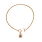 Gold 5 Perfume Toggle Necklace