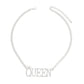 Silver Iced Queen Necklace