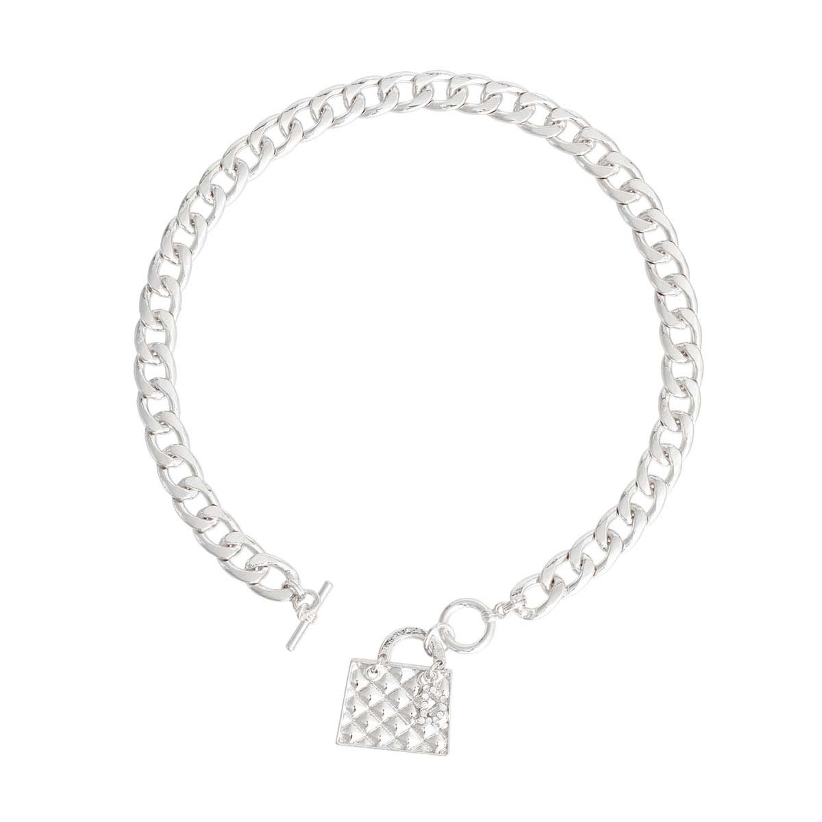 Silver Toggle Handbag Chain