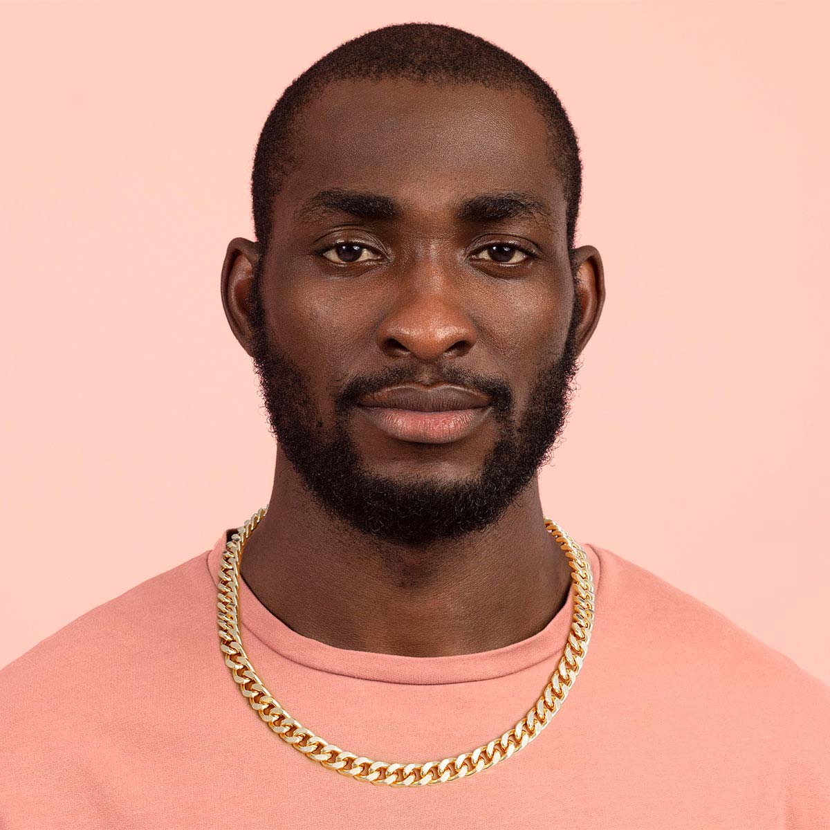 Mens Gold Curb Chain