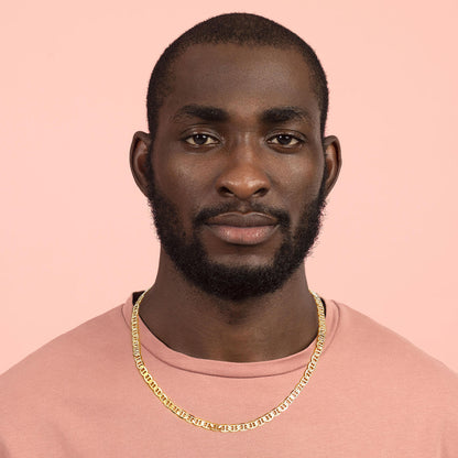 Mens Gold Mariner Chain