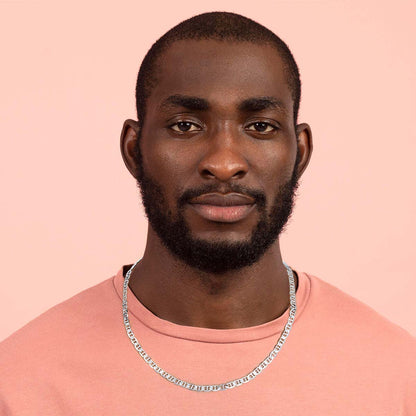 Mens Silver Mariner Chain