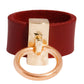 Burgundy Door Knocker Ring