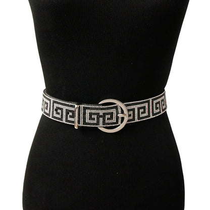 Designer Style Rhinestone Belt