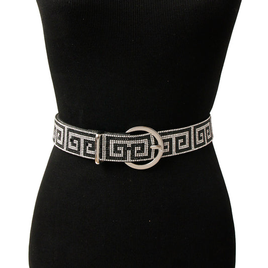 Designer Style Rhinestone Belt