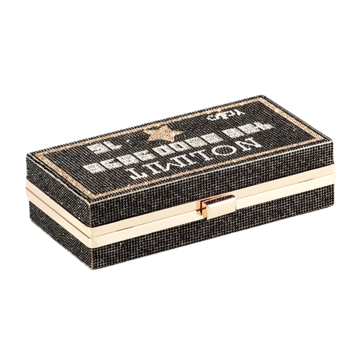 Black Bling Credit Card Clutch