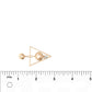 Triangle Ball Earrings