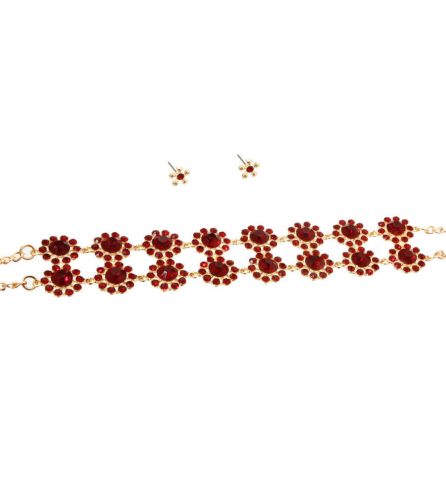 Flower Choker Set