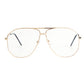 Gold Aviator Blue Light Glasses