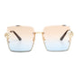 Orange Square Clover Sunglasses
