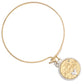 Burnished Gold Wire Be Yourself Bracelet