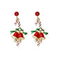 Candy Cane and Bell Earrings