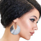 Gray Marble Round U Hoops