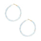 Aurora Borealis Glitter 65mm Hoops