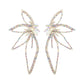 Aurora Borealis Half Flower Earrings