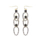 Clear Triple Xmas Light Earrings