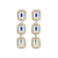 Aurbo Triple Halo Earrings