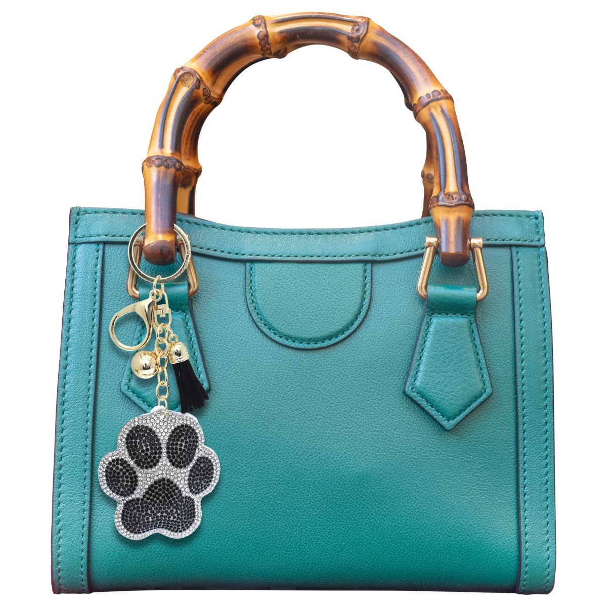 Black Paw Keychain Bag Charm