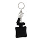 Black Perfume Bottle Keychain Bag Charm