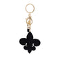 Fleur de Lis Keychain Bag Charm