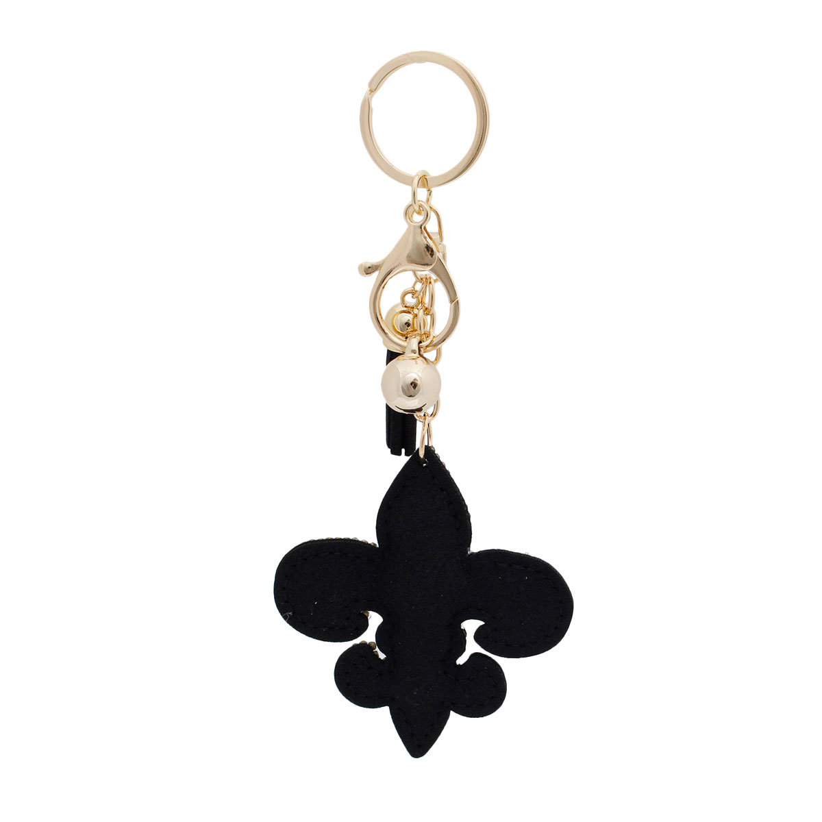 Fleur de Lis Keychain Bag Charm