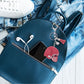 Red Football Helmet Keychain Bag Charm