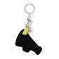 Black Megaphone Keychain Bag Charm