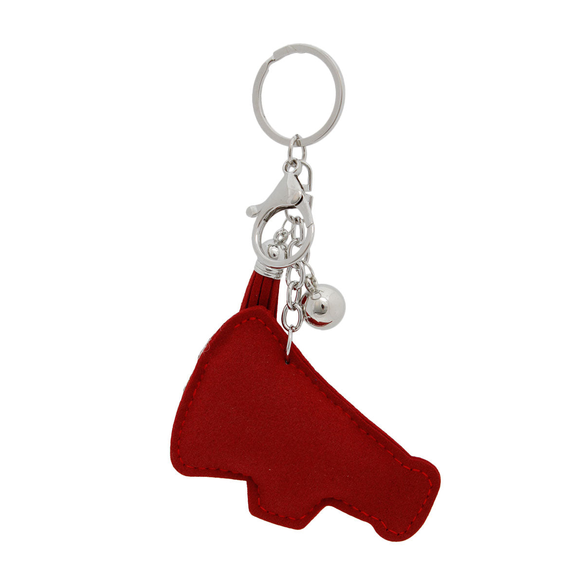 Red Megaphone Keychain Bag Charm