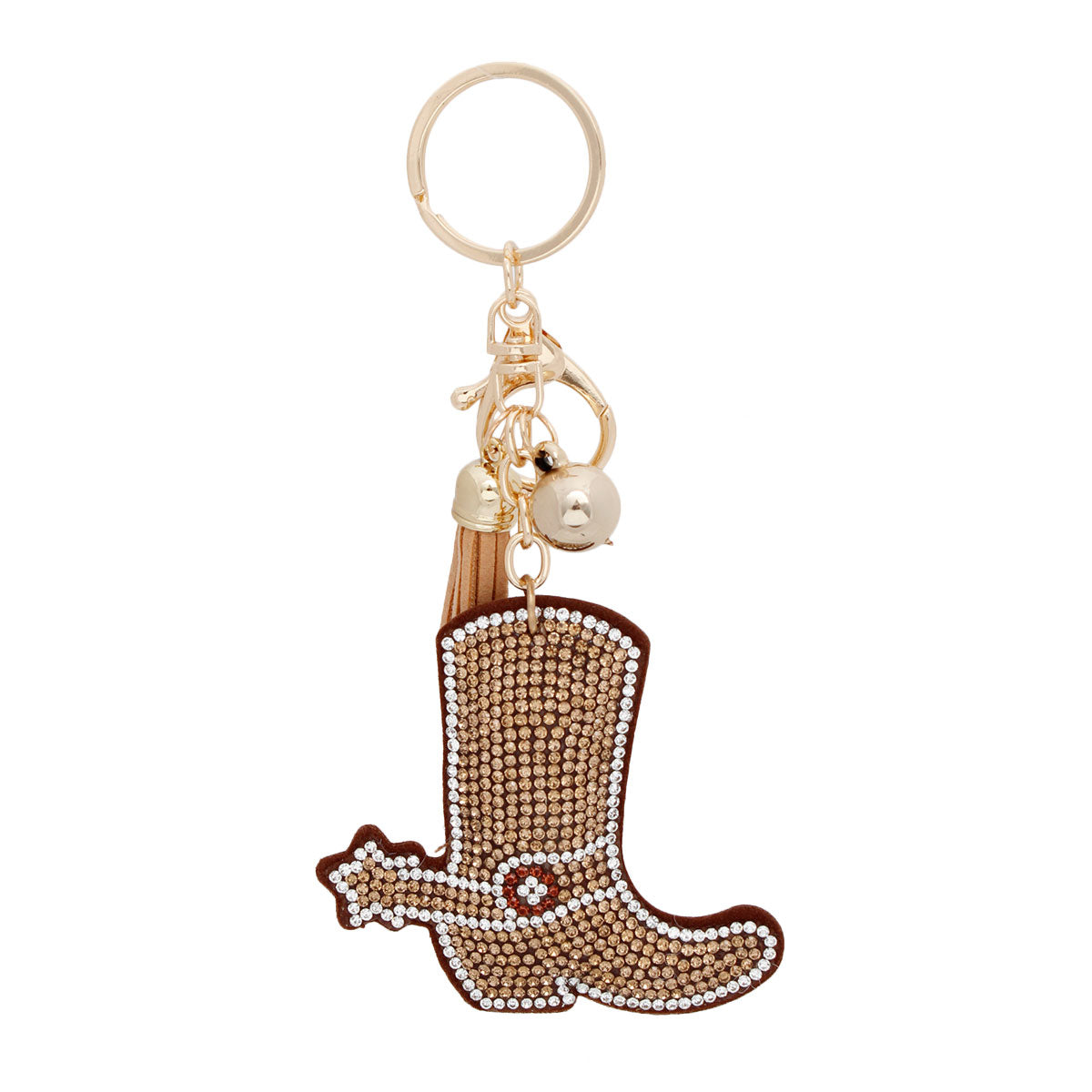 Cowboy Boot Keychain Bag Charm
