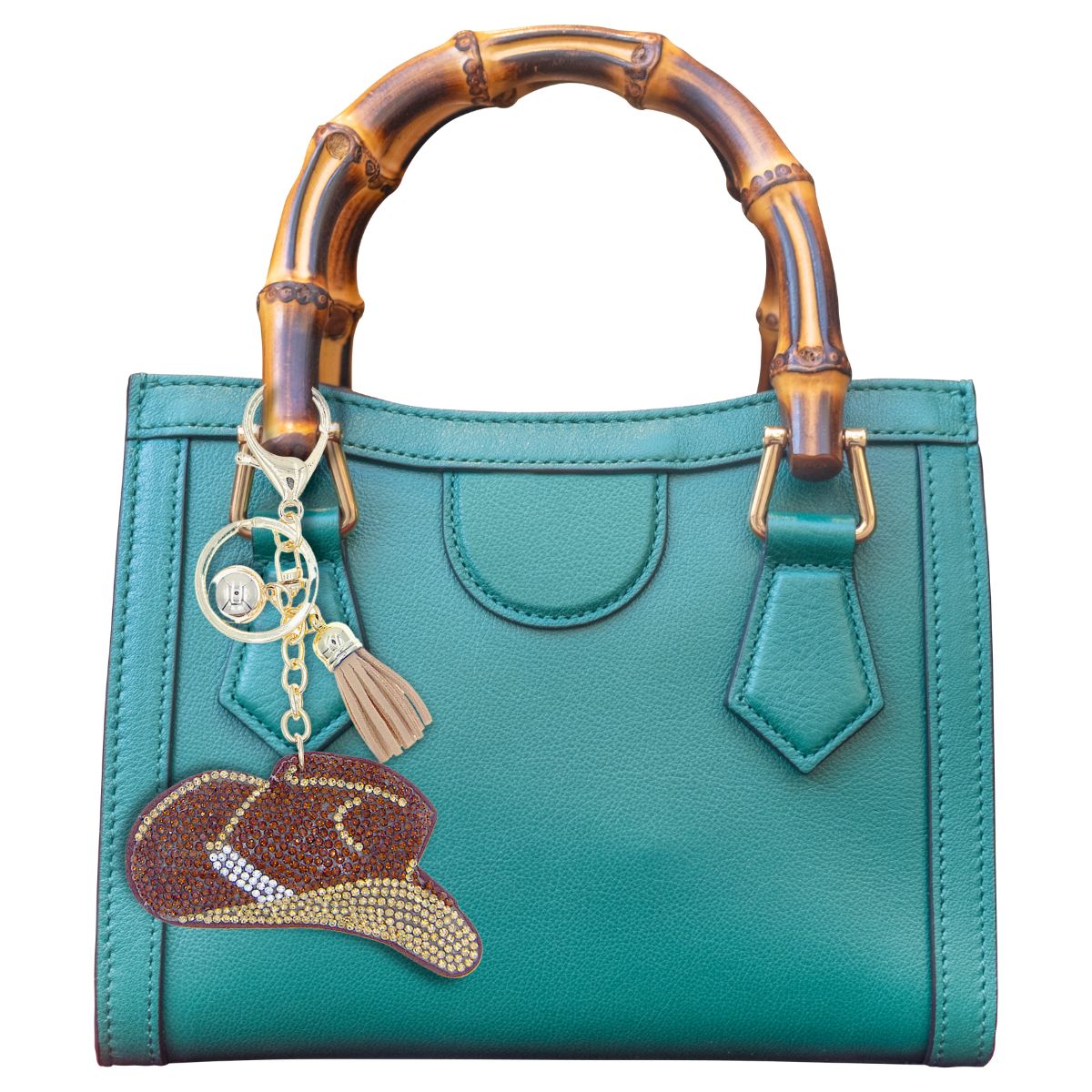 Cowboy Hat Keychain Bag Charm