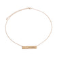 Gold Trust in the Lord Plate Necklace