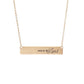 Gold Trust in the Lord Plate Necklace