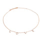 Gold LOVE Station Necklace