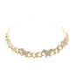 Gold Iced Cuban Butterfly Choker