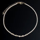 Gold CZ Faith Tennis Choker