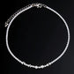 Silver CZ Faith Tennis Choker