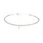 Silver CZ Faith Tennis Choker