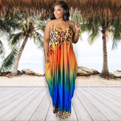 Ombre 4XL Cami Dress